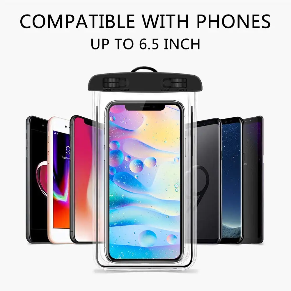 Outdoor Luminous Waterproof Pouch Swimming Beach Dry Bag Case Cover Holder for iphone Samsung Xiaomi Huawei 3.5-6.5" phone waterproof case phone case phone protector cover ipod cover case