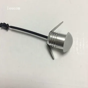 

20pcs/lot Downlight D26mm 3w bridgelux power led Ceiling Spot Lights Panel Light Recessed Aluminum Lamp Warm cold white