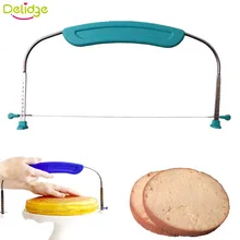 1PC Adjustable Cake Cut Slicer Stainless Steel Wire Bread Slicer Cake Cutter Kitchen Baking Tool