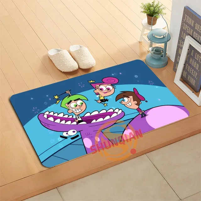 Custom The Fairly OddParents Doormat Bath Mats Foot Pad Home Decor