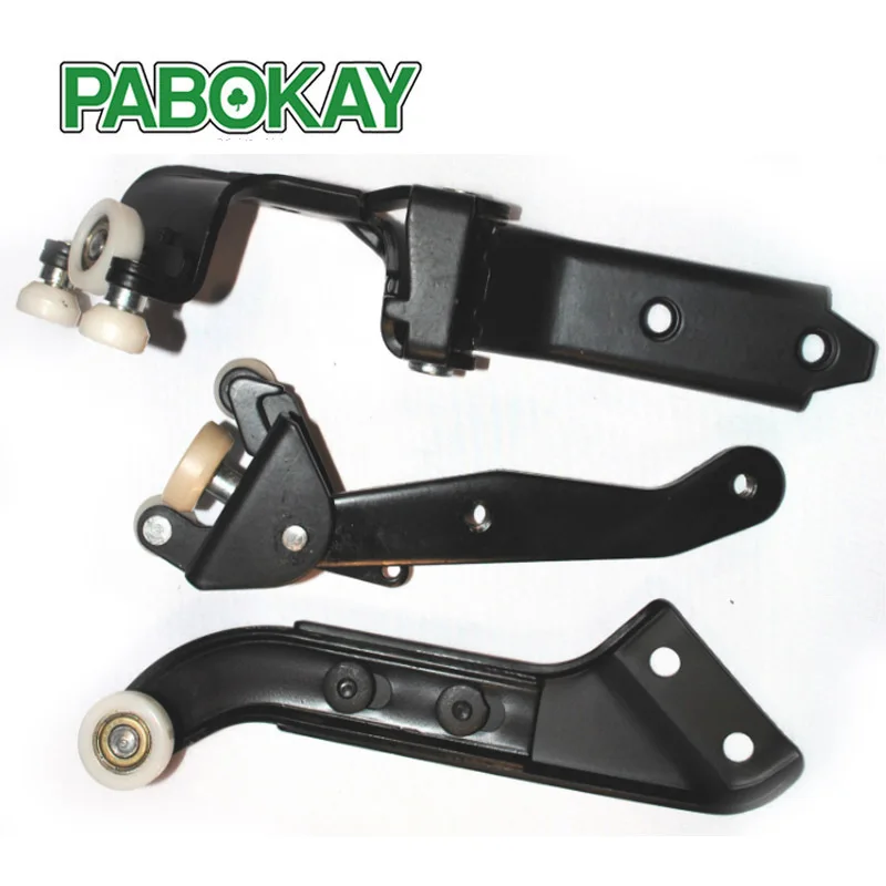 Billig FÜR VW T5 TRANSPORTER RECHTS RUTSCHE SCHIEBETÜR ROLLER ARM GUIDE MOUNT SET 7H0843436B 7H0843436D 7H0843398F 7H0843336C