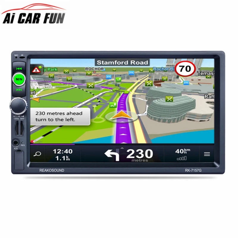 7157G 7inch 2DIN font b Car b font Radio Bluetooth MP5 Player Reversing Rear View AM