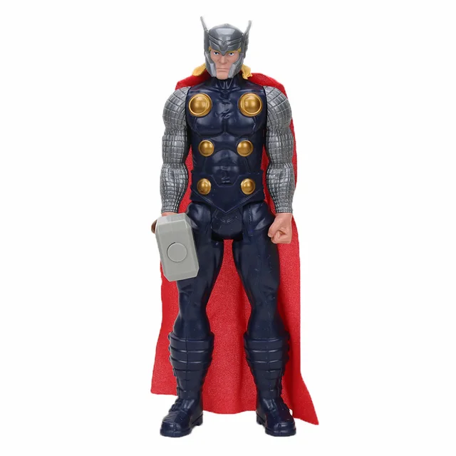 Hasbro Marvel Toys The Avenger 30CM Super Hero Thor Captain America Wolverine Spider Man Iron Man PVC Action Figure Toy Dolls -