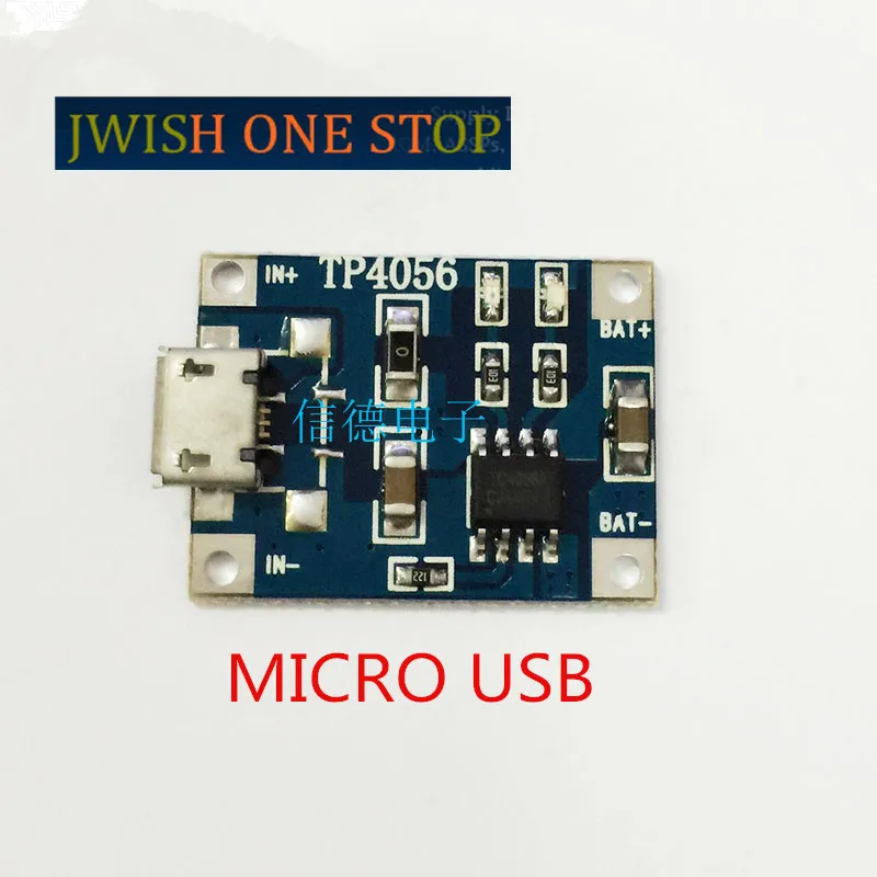 

TP4056 TENSTAR ROBOT 1A 18650 Lithium Battery Charging Board Charger Module+Protection Dual Functions Mini USB Micro USB 5V