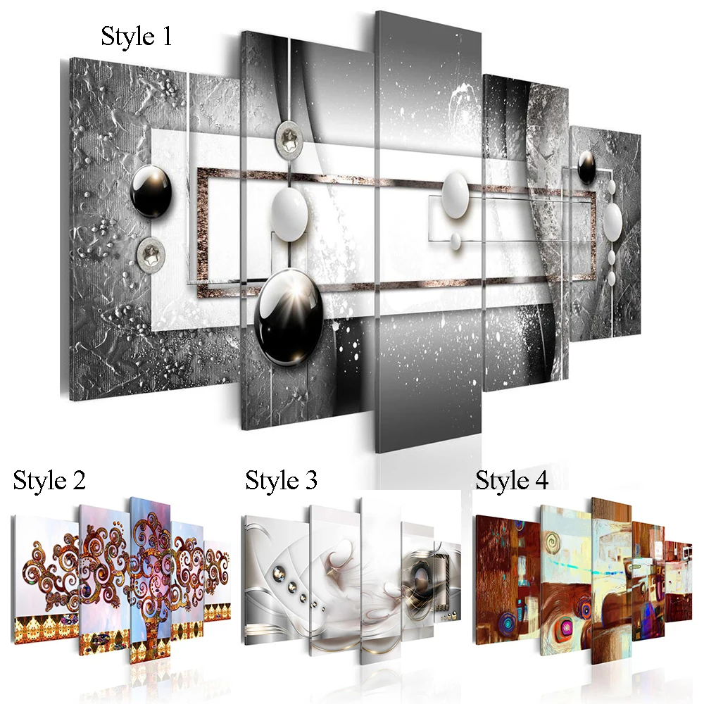

Modern Unframed Fashion Wall Art HD Canvas Print Color Tree for Home Decoration