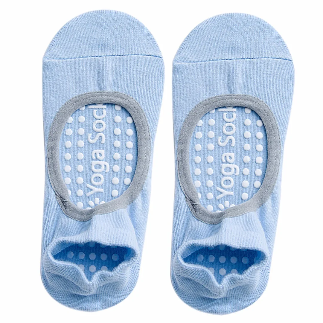 1 Pair Women Anti Slip Cotton Yoga Socks Professional Fitness Sport Pilates Socks Ballet Socks Dance Silicone Non-slip Socks