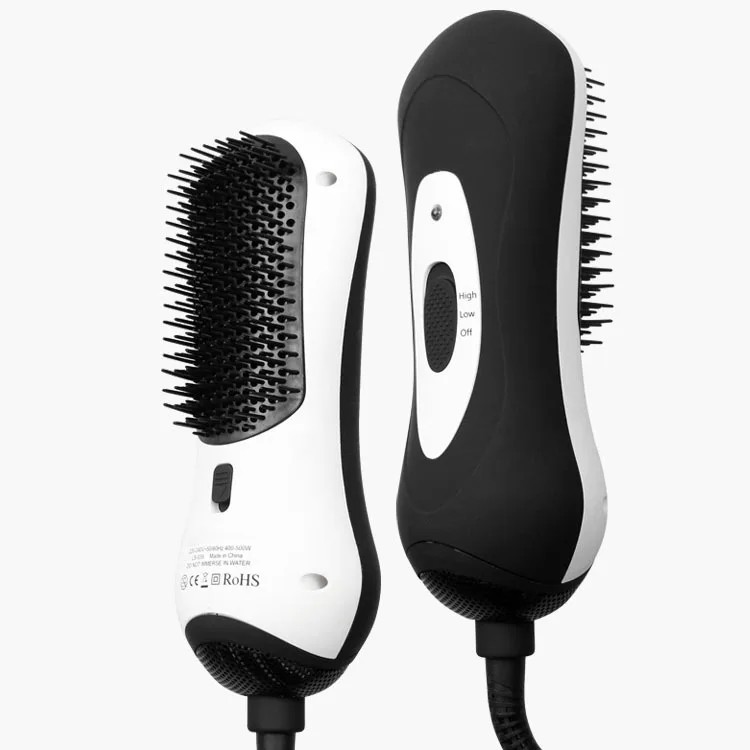

Electric Automatic Hair Dryer Comb Brush, Anion Detangling Function Infrared 360 Swift Straightener Ionic Hair Blower