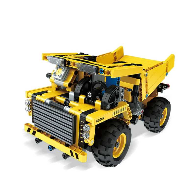

Yeshin 13016 Remote Control Truck Kids Toys The Mine Truck Set Building Blocks Bricks Assembly Truck Car Toys Christmas Gifts