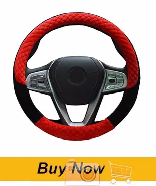06 Winter Warm Soft Plush Car Steering Wheel Cover