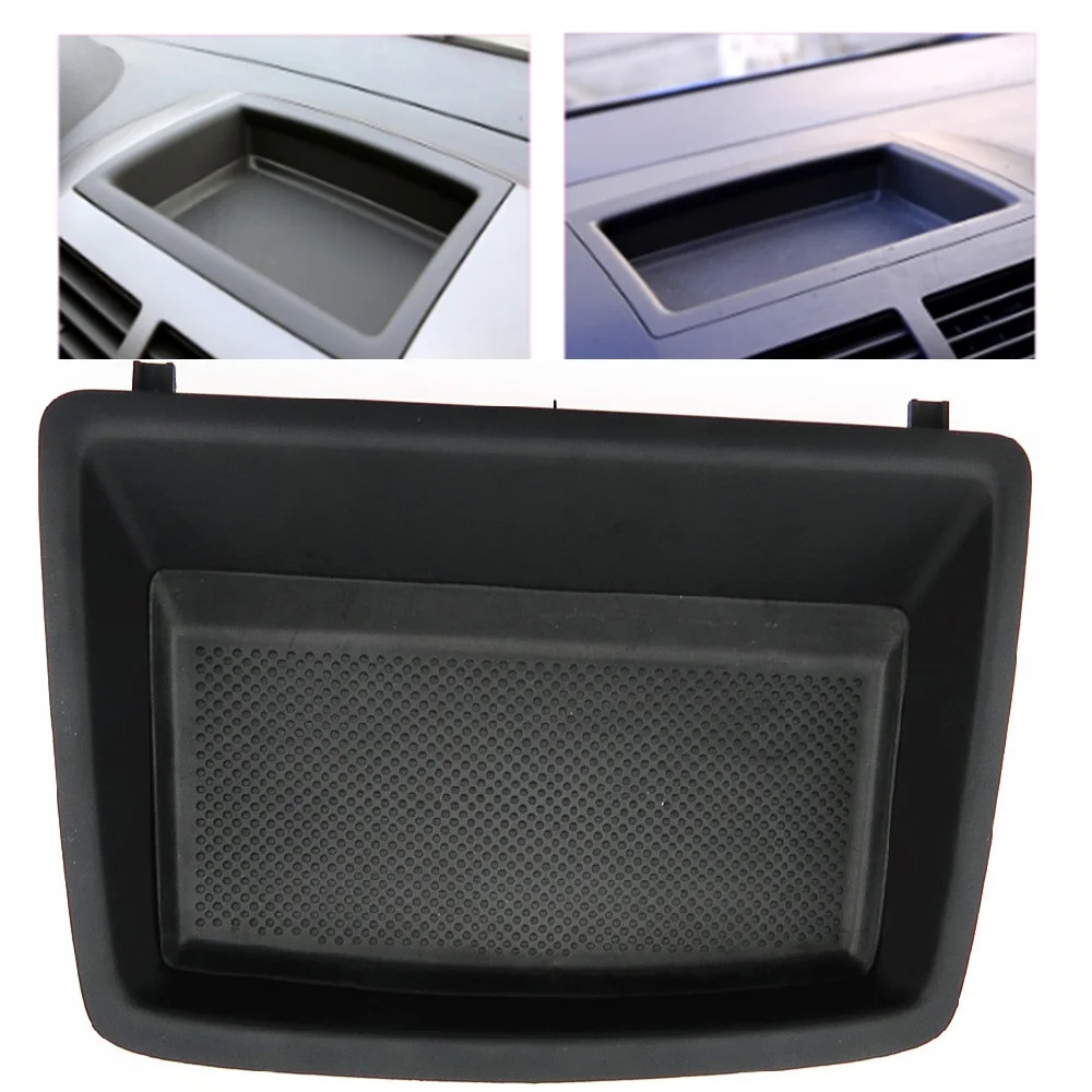 

SCJYRXS OEM ABS Black Front Dashboard Tray Box With Mat For Golf MK5 Rabbit R32 1K0857921D 1K0 858 719C 1K0 857 921D