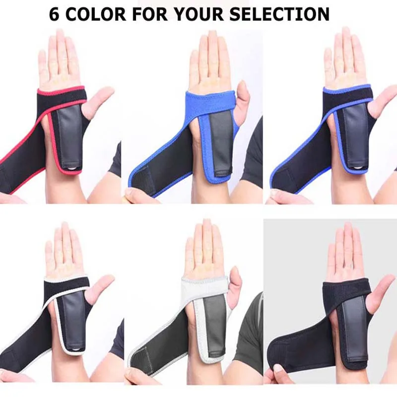 

1Pair Bandage Orthopedic Hand Brace Wrist Support Finger Splint Carpal Tunnel Syndrome Tunnel Sport Sprain Mouse Hand Wristbands