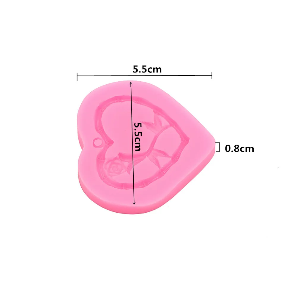 Любовь Роза Урожай гибкие силиконовые формы Шоколадные ремесла формы торты десерты декоративные формы DIY торты приспособления для выпечки Новые