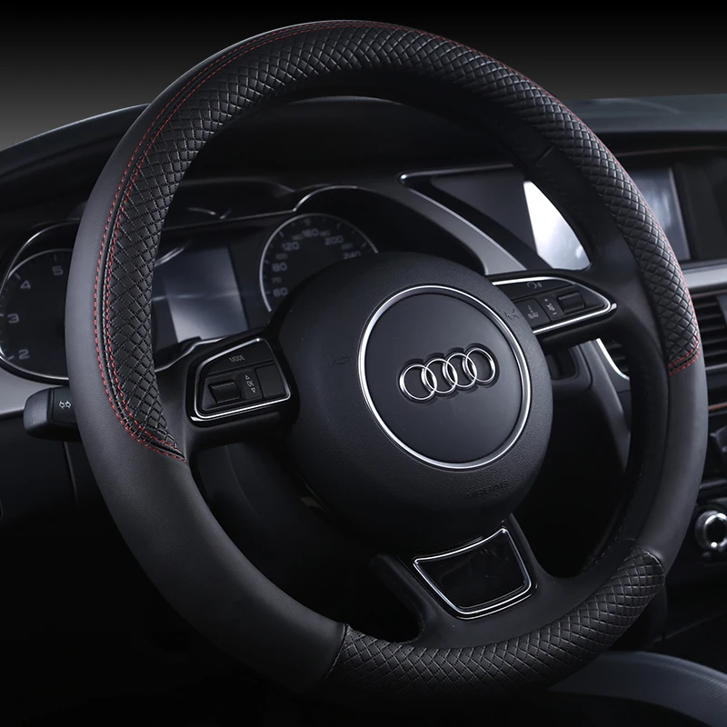 

3D Car Steering Wheel Cover 38CM/15' Slip-Resistant, Steering Wheel Hubs,Car Styling For Car,Environmental Protection Material