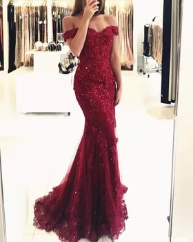 

Sexy New Mermaid Evening Dress 2018 Sweetheart Neck Sleeveless Floor Length Beading Tulle Prom Dresses Vestido de festa