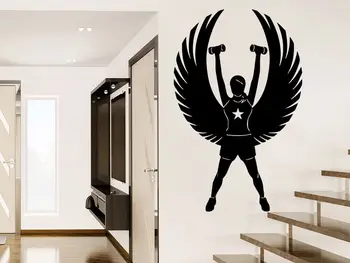 

Fitness Wall Decal Sports Girl Sport Wall Decals Vinyl Stickers Teens