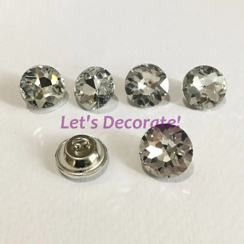 1000 шт./лот+ класса 20 мм кристалл алмаза Стеклянные кнопки для диван промышленности или другое украшение поля.() BSK201000
