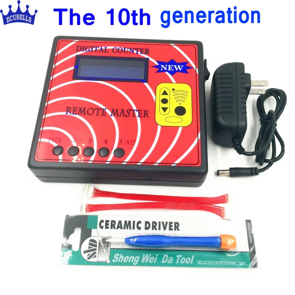 2017 New The 10th Digital Counter Remote Master Key Programmer,Frequency Meter Fixed/Rolling