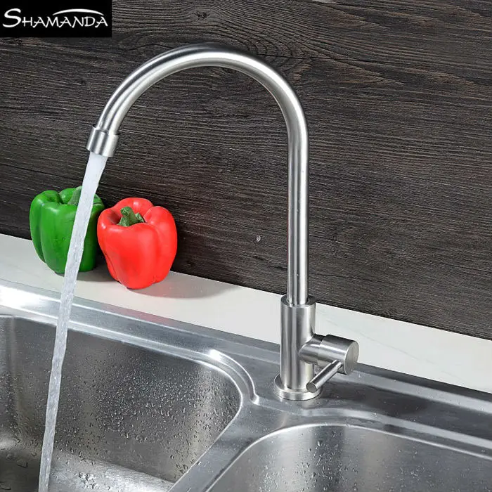 2016 Hot Sale Free Shipping SUS304 Stainless Steel Nickel Various Styles Kitchen Cold Tap Rotatable Single Handle Sink Faucet 2016 Hot Sale Free Shipping SUS304 Stainless Steel Nickel Various Styles Kitchen Cold Tap Rotatable Single Handle Sink Faucet