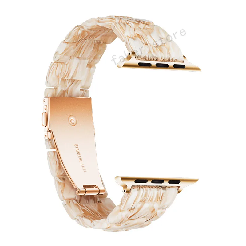 Смола ремешок для apple watch серии 4/3/2/1 размеров 44, 40, 42 мм, 38 мм, браслет для iwatch ремень на запястье часы аксессуары ремешок небесно-голубого