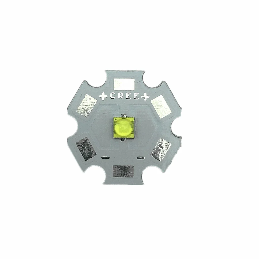 

5 PCS Cree XTE XT-E LED1- 5W LED Cool white 6000-6500K high power LED CHIP with 20/16/14/12/10/8MM PCB