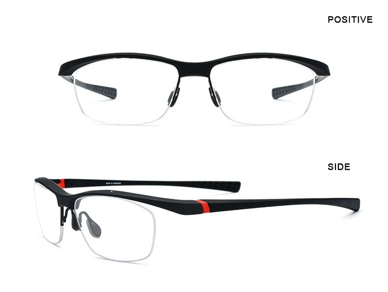TR90 модные полуоправы для очков в спортивном стиле, оправы для очков для мужчин и женщин, оптические очки для близорукости по рецепту, противоскользящие