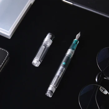 

Transparent Fountain Pen 0.5MM Luxury Calligraphy Pen Art font For School Office Supplies Student Ink Pen Stationery