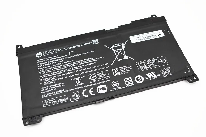 

New genuine Battery for HP RR03XL HSTNN-LB7I HSTNN-PB6W HSTNN-UB7C 851477-421 851610-850 HTTNN-Q01C HTTNN-Q02C 11.4V 48WH