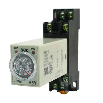 

Knob Control AC110V 8P DPDT 5s Seconds Timer Time Delay Relay w Socket