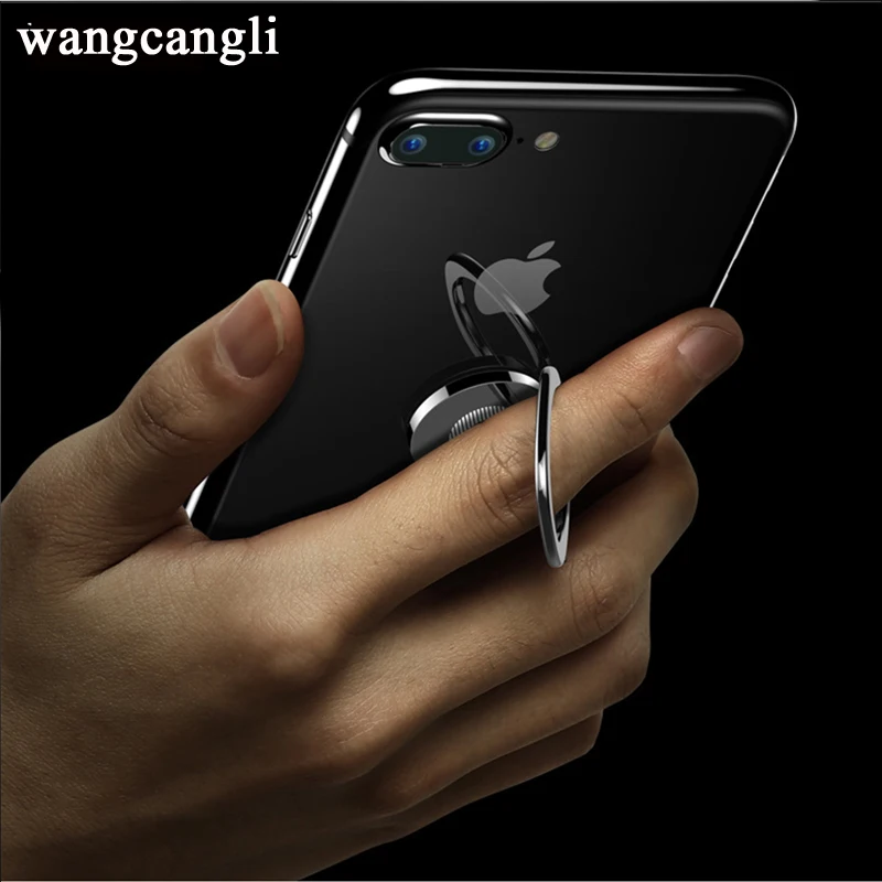 

Wnagcagli Universal Rotation ring mobile phone holder 360 degree handle metal ring bracket mobile phone holder