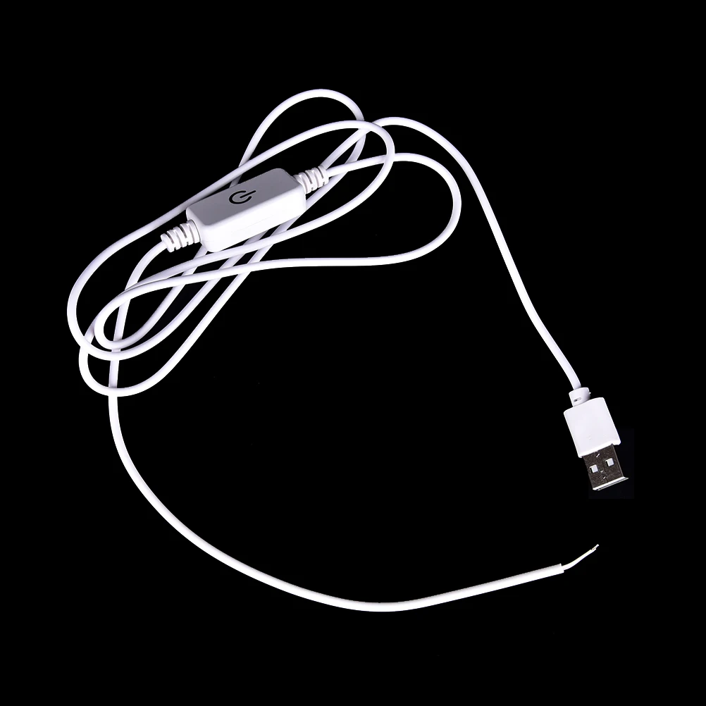 Fita de Led com Controle de Intensidade de Brilho Ajuste de Interruptor de Luz Regulador de Intensidade de Brilho em Usb Tela de 1.5 Metros 2a 8 Luzes e Iluminação