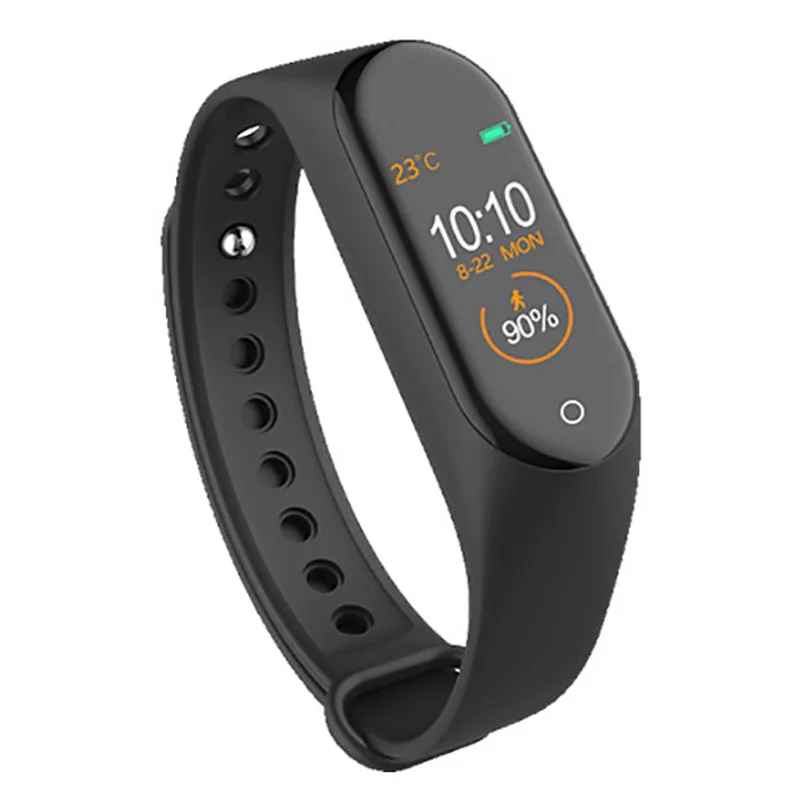 

M4 Smart band Color Screen Bracelet Heart Rate Fitness Traker Bluetooth Sport Waterproof Wristband For Ios Android pk Mi Band 4