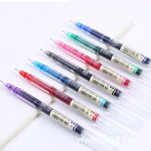 7 шт./компл. красочные прямо из жидкого геля ручка художественного шрифт Творческий Средний ручка арт школьные маркеры канцелярские принадлежности