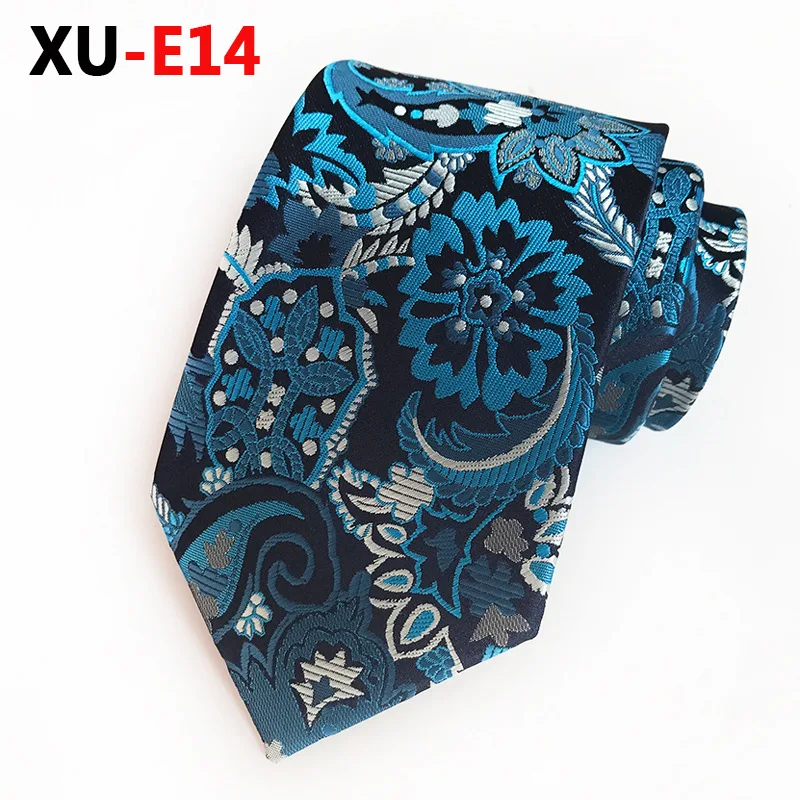 

Casual Men's Blue Flower Necktie Formal Party Wedding Neckties