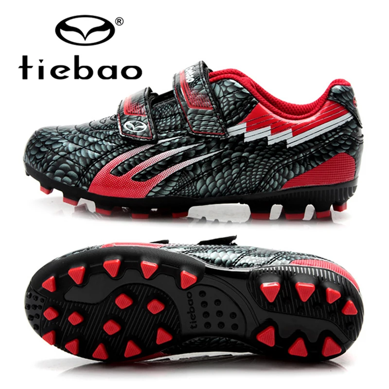 TIEBAO Children Soccer Shoes Turf Athletic Football Shoes Kids Athletic