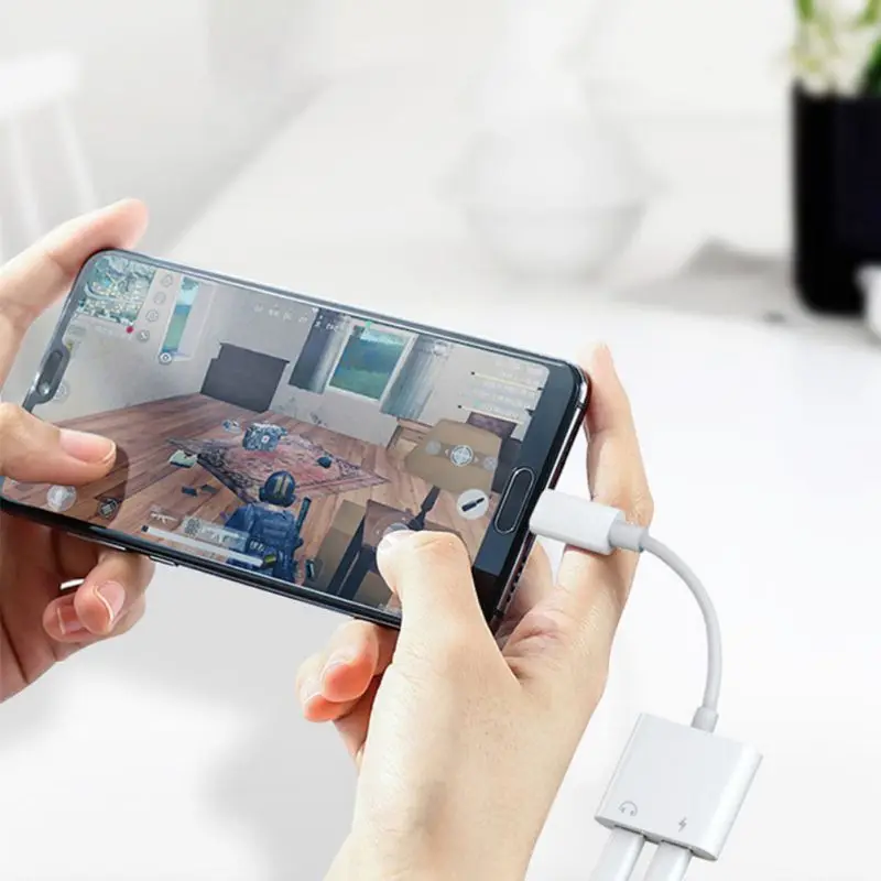2 в 1 подходит для Ipad Pro цифровой Удлинительный кабель Typec к 3 5 мм Usb C адаптер