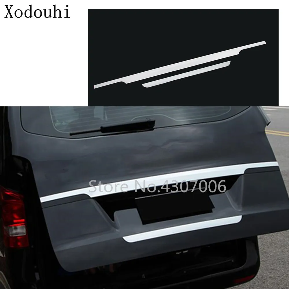 Car Styling Rear Door Tailgate Bumper Frame Plate Trim Lamp Trunk For Mercedes Benz Vito W447 2017 2018 2019 | Автомобили и