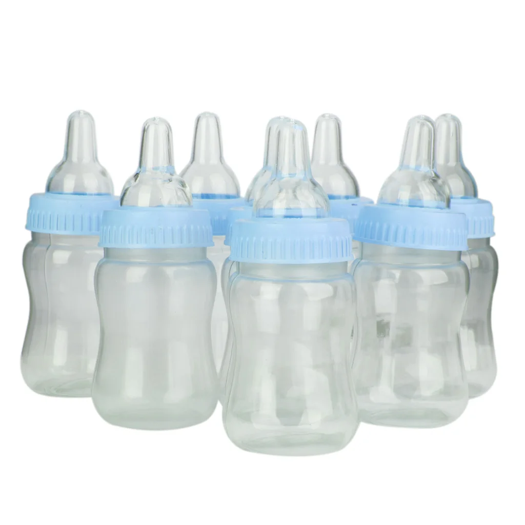 12pcs Baby Bottle Baby Baptism Favors Accessory Decoration For Home Party