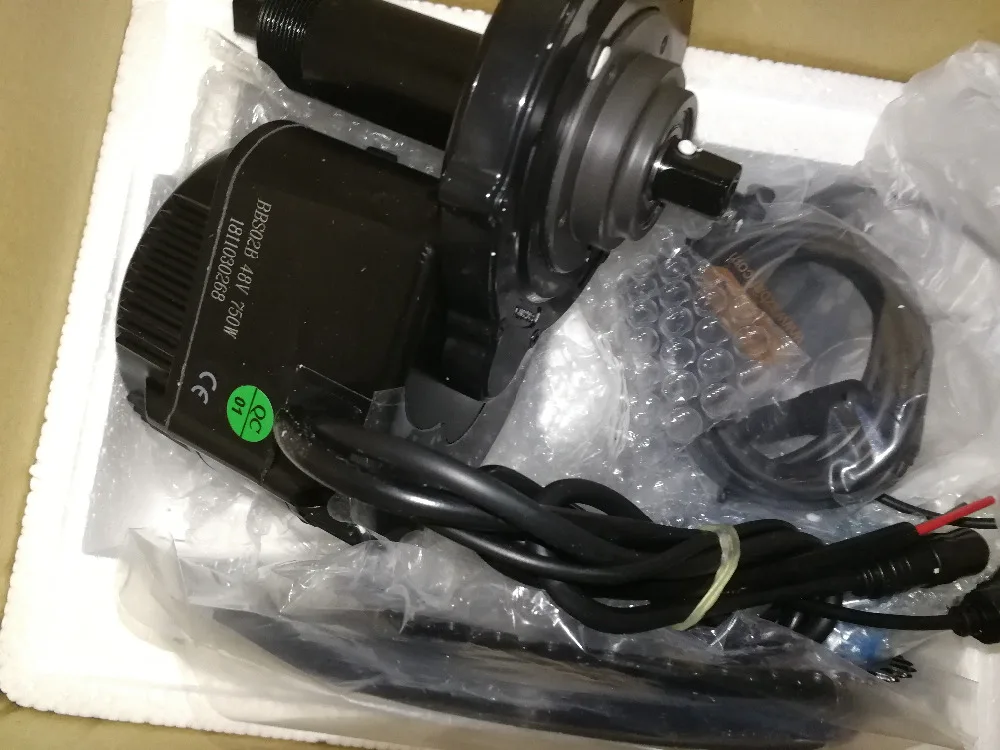 Bafang BBS02 750 Вт Ebike электродвигатель для электровелосипеда комплект 8fun mid drive набор