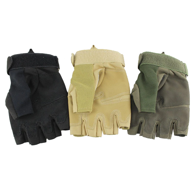 Перчатки для охоты и стрельбы перчатки с полупальцами тактические страйкбольные