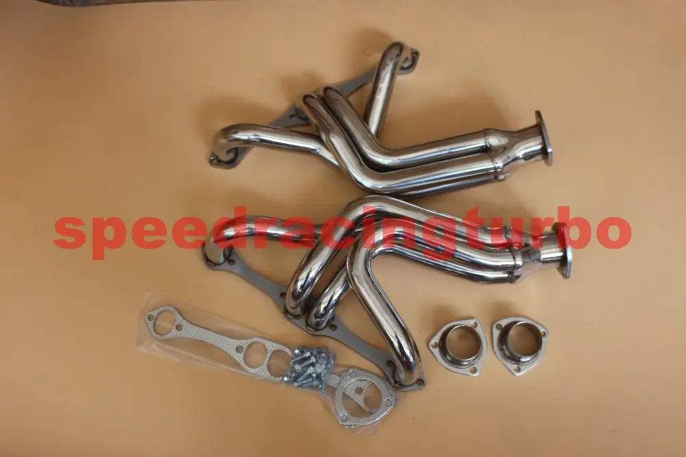 Выхлопные заголовки для 55 57 Chevy Tri Five Bel Air 82 Corvette SBC 1 5/8 &quotпара|Выхлопные