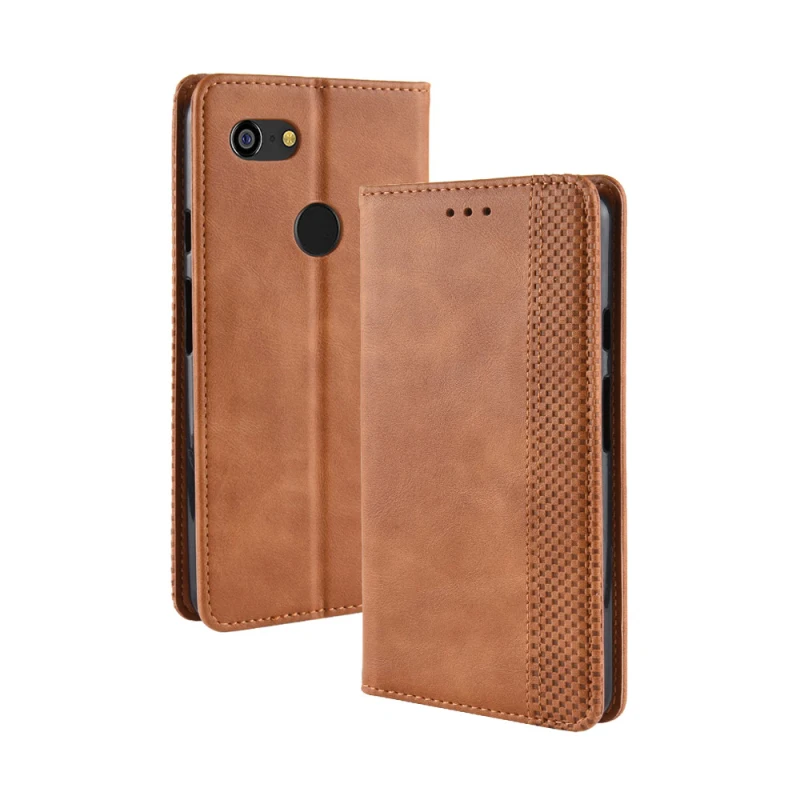 Google Pixel 3 3XL Retro leather flip case_98