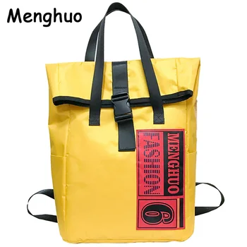 

Menghuo Fashion School Backpacks for Teenage Girls Boys Women Laptop Back Pack Female Korean Style Backpack Travel Bags for Men