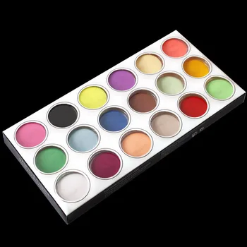 

18Pcs Beauty Colors Nail Gel Nail Art Set Acrylic Powder Builder Cave Acrylic Nail Sculpture For 3D UV Sculpture Gel