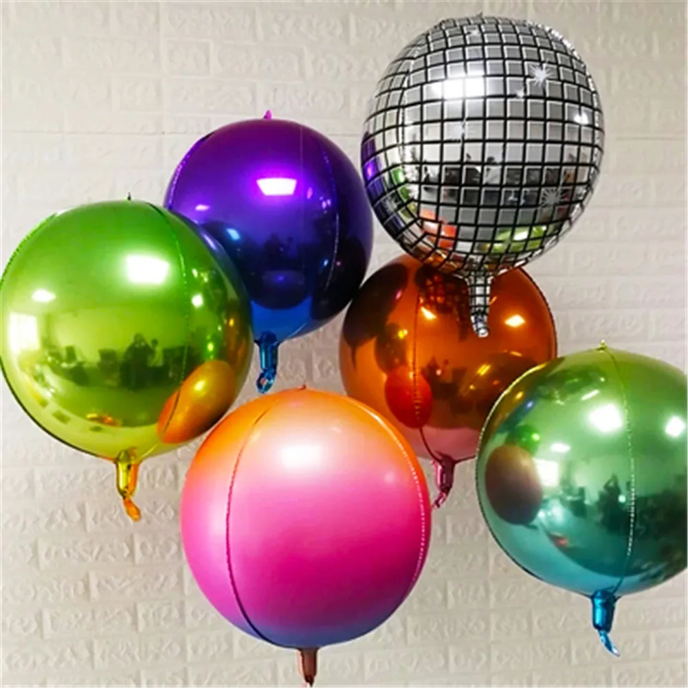 20 шт. 22 дюйма градиент балон 4D Радуга день рождения воздушные шары День Святого Валентина вечерние свадебные украшения блестящие гелиевые шары