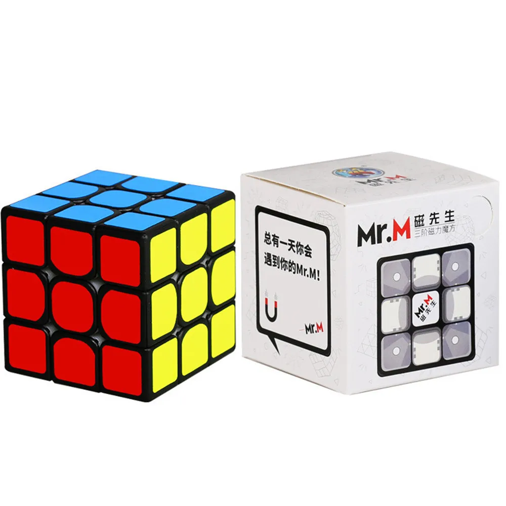 ShengShou г-н. М 3x3x3 профессиональный обучающий Интеллектуальный Magic Cube быстро ультра-Гладкий кубар-Рубик на скорость 3x3 детские игрушки подарок