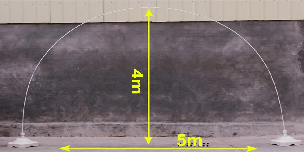 5 м x 4 м большой шар арка для Свадебная вечеринка Место проведения украшения