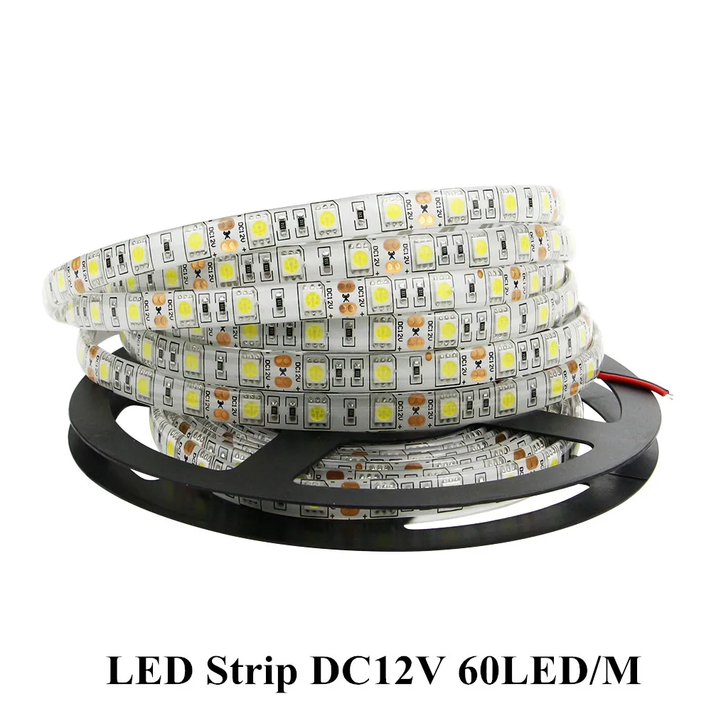 16.4ft(5m) LED Flexible Strip 300 Units SMD5050 LEDs 12V DC Light Strips LED Ribbon DIY Holiday Home Kitchen Car Bar Indoor Part (2)