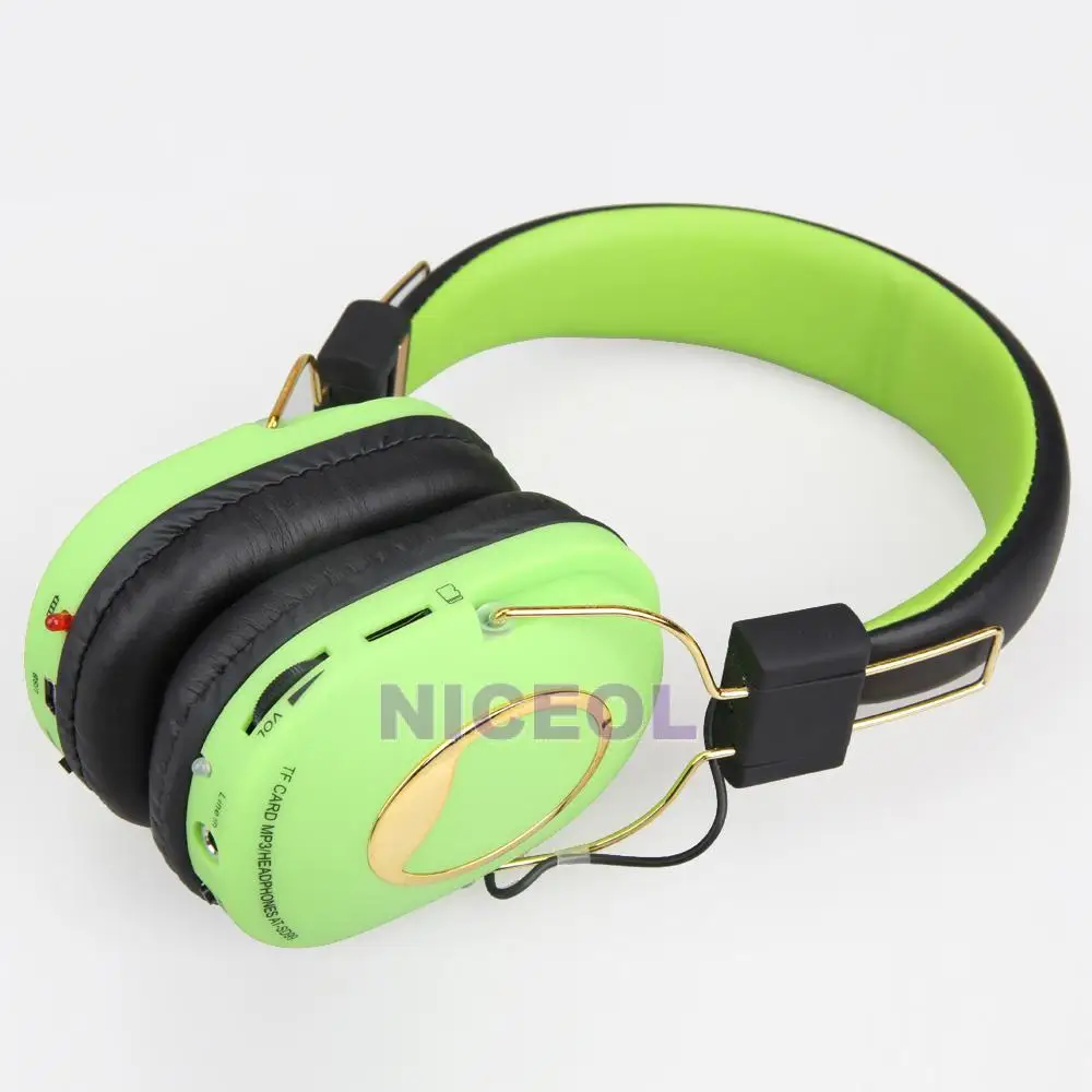 

NI5L AT-SD99 Green Hi-Fi Stereo Headphone Stereo Earphone for MP3 Multimedia