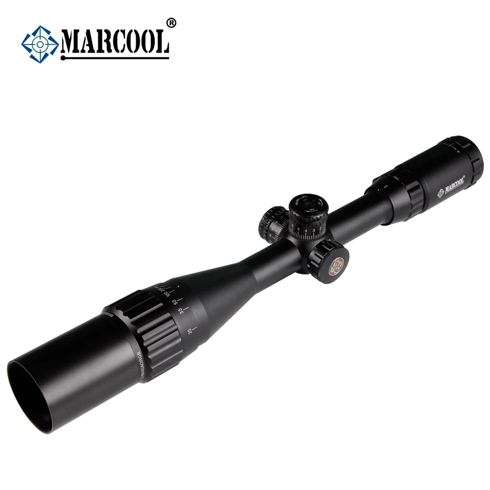 Тактический прицел для охоты Marcool 4 16X40 AOIRGB красный зеленый синий с подсветкой
