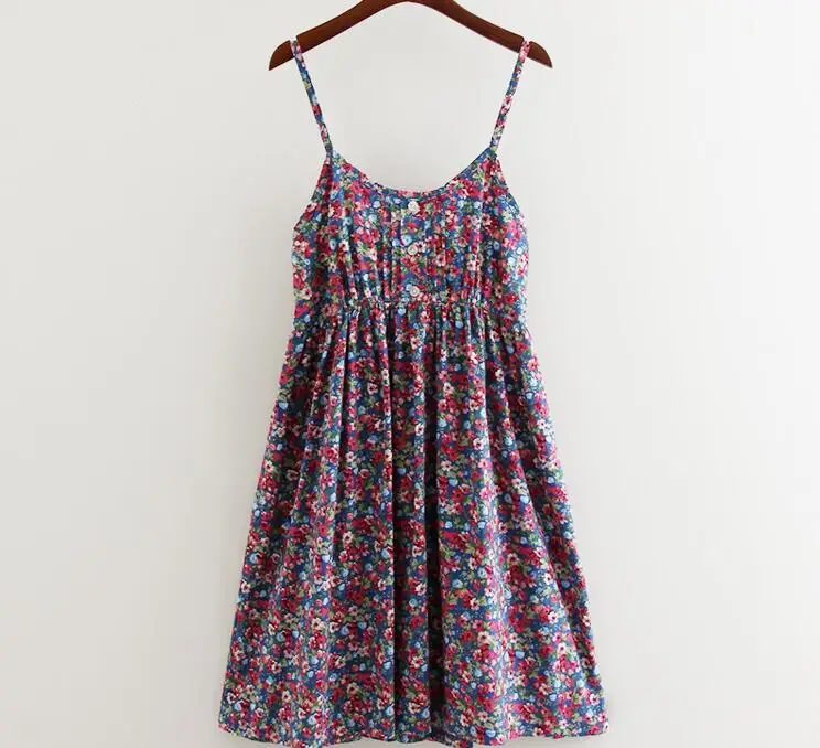 Toppies, женское летнее пляжное платье с цветочным принтом,, ТРАПЕЦИЕВИДНОЕ Хлопковое платье, сексуальное мини-платье с открытой спиной, камзол - Цвет: Коричневый